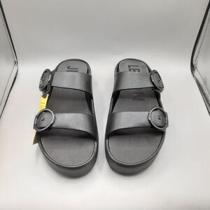 Lemon Jelly Sandals Women's 7M EU 37 Black Gaia Platform